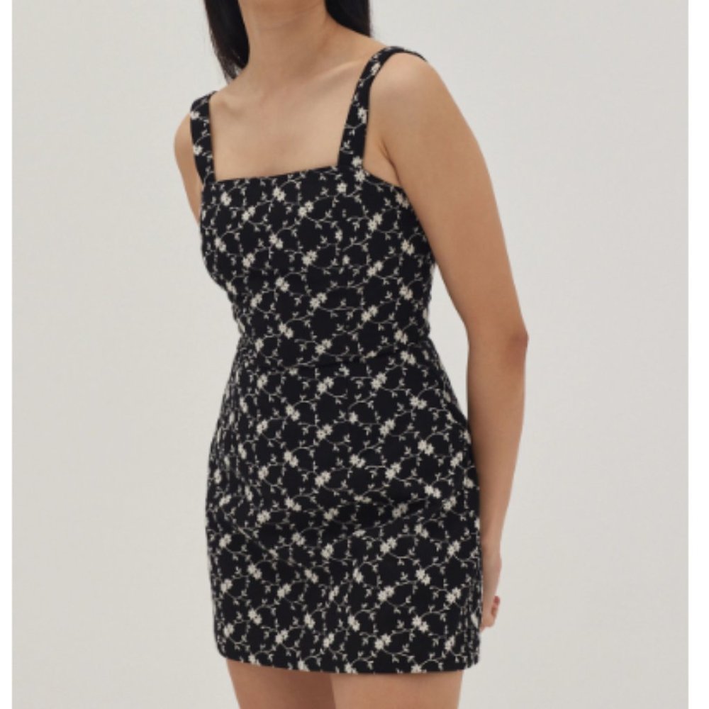 Love Bonito Felice Padded Embroidered Bustier Top